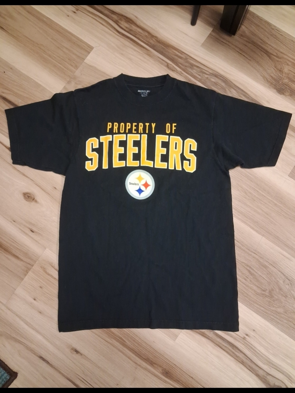 Reebok Property of Steelers Shirt Black Small